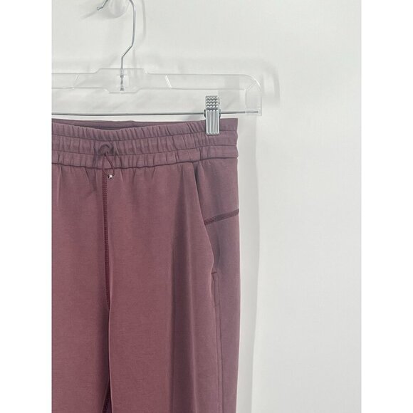 Lululemon Brushed Softstreme Split-Hem High-Rise Pant Red Merlot W5EN8S Sz 0 - Picture 2 of 5